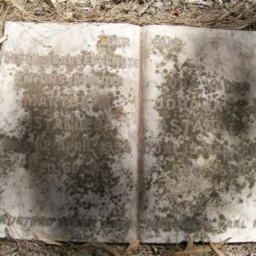 STANDER Johannes J. -1965 &amp; Martha M. -1953