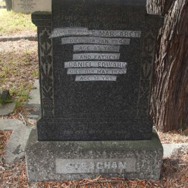 STRACHAN Daniel Edward -1923 &amp; Walterine Margareth -1947