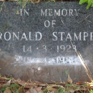 STAMPER Ronald 1923-1986