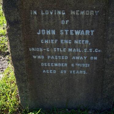 STEWART John -1921