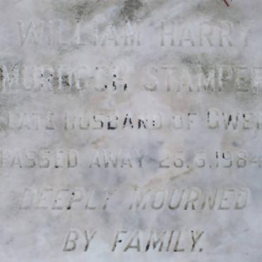 STAMPER William Harry Murdoch -1984