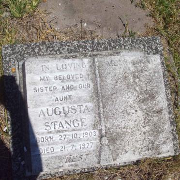 STANGE Augusta 1903-1977