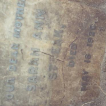 STREAK Sarah Ann nee BROOKS -1920