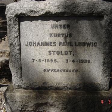STOLDT Johannes Paul Ludwig 1895-1938