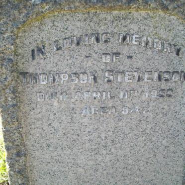 STEVENSON Thompson -1959