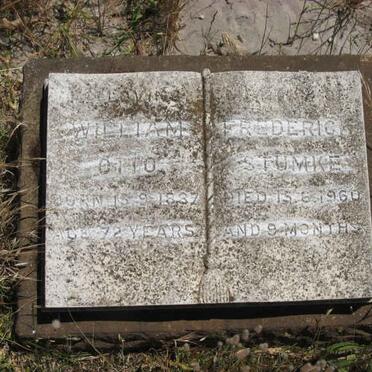STUMKE William Frederic Otto 1887-1960