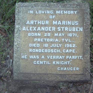 STRUBEN Arthur Marinus Alexander 1871-1962