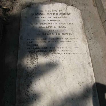 STENHOUSE Nicol -1863