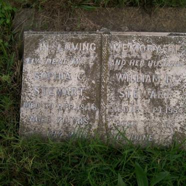 STEWART William R. -1954 &amp; Sophia C. -1946