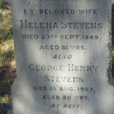 STEVENS George Henry -1957 &amp; Helena -1949
