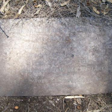 STAAK Anna Elizabeth nee HAYLETT -1908