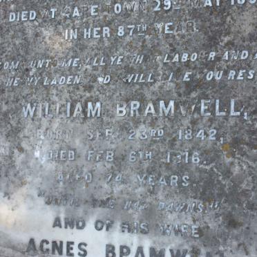 BRAMWELL William 1842-1916