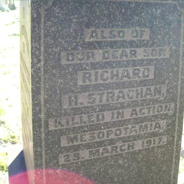 STRACHAN Richard H. -1917