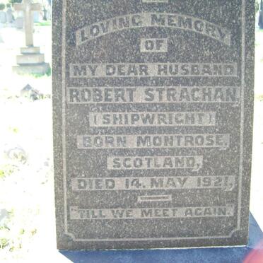 STRACHAN Robert -1921