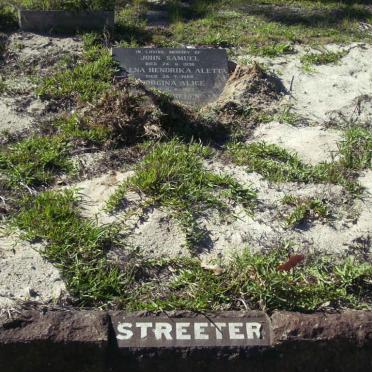 STREETER John Samuel -1936 :: STREETER Helena H. A. -1968 :: STREETER Georgina A. -1982 :: STREETER Roma H. -1985 