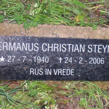 STEYN Hermanus Christian 1940-2006