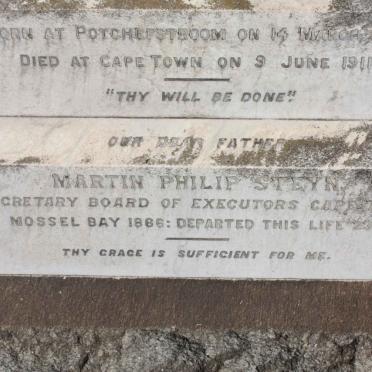 STEYN Martin Philip 1866-1914 &amp; Catherine Johanna Louisa ROCHER 1869-1911 