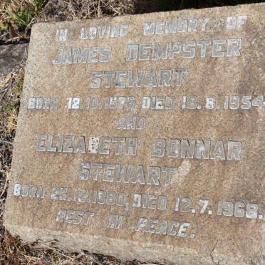 STEWART James Dempster 1876-1954 &amp; Elizabeth BONNAR 1880-1968
