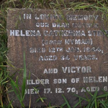 STEVENS Helena Catherina nee NYMAN -1944 :: STEVENS Victor -1970