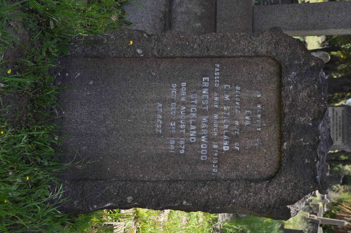 STICKLAND Ernest Marwood 1879-1941 &amp; Eva -1930