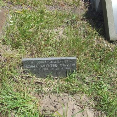 STRYDOM Michael Valentine 1930-1990