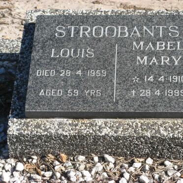 STROOBANTS Louis -1959 &amp; Mary 1910-1999