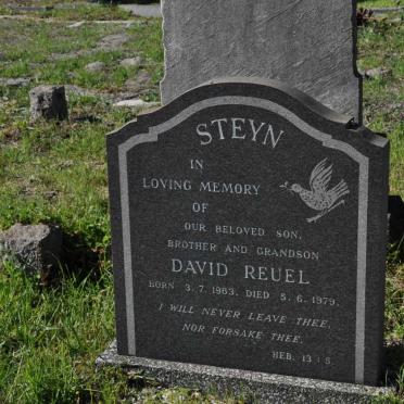 STEYN David Reuel 1963-1979