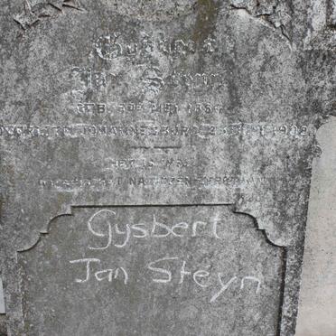 STEYN Gysbert Jan 1884-1909