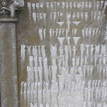 STEMMET Rykie Maria 1865-1915