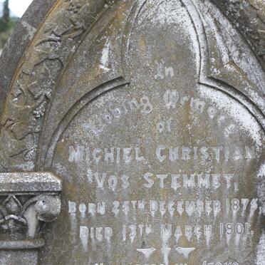 STEMMET Michiel Christian Vos 1875-1901