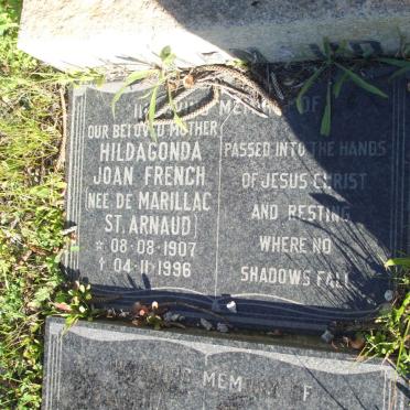 ST. ARNAUD Hildagonda Joan French nee DE MARILLAC 1907-1996