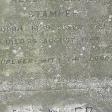 STAMPER Alec William 1921-1962