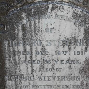 STEVENSON Richard -1911