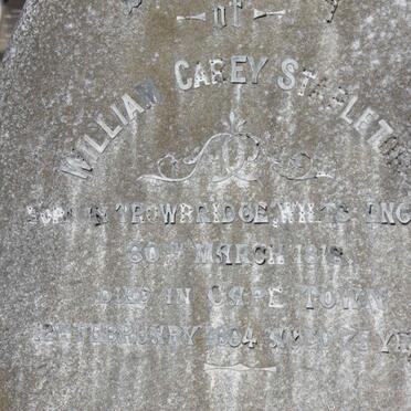 STAPLETON William Carey 1818-1894