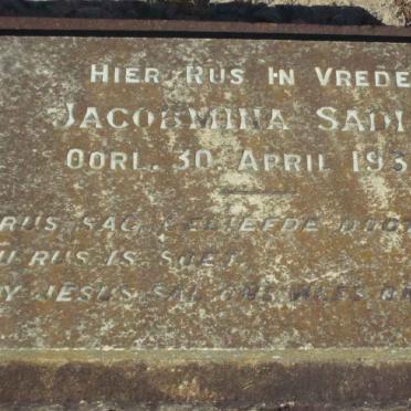 SADIE Jacobmina -1936