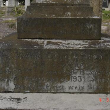 SASS Marie Olga Frieda 1878-1931