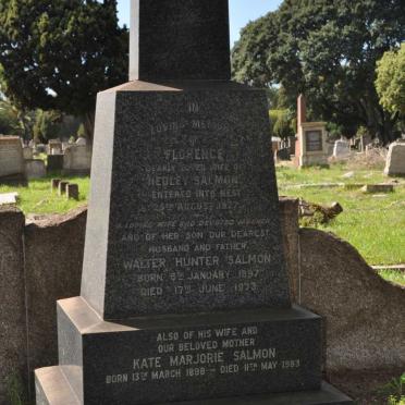 SALMON Florence -1927 :: SALMON Walter Hunter 1897-1973 &amp; Kate Marjorie 1898-1983