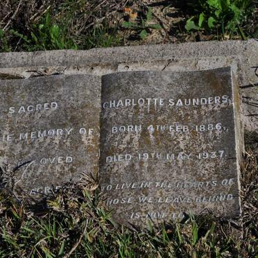 SAUNDERS Charlotte 1886-1937