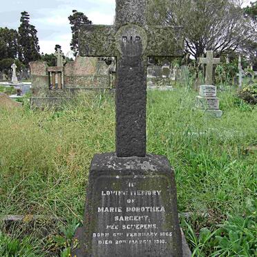 SARGENT Maria Dorathea nee SCHEPENS 1865-191?