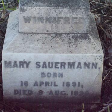 SAUERMANN Winnifred Mary 1891-1894