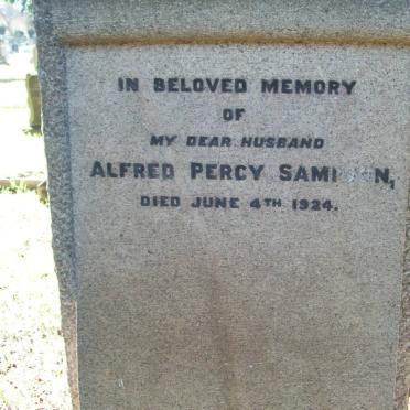 SAMPSON Alfred Percy -1924