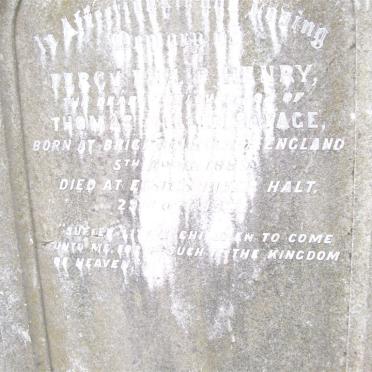 SAVAGE Percy Philip Henry 188?-19??