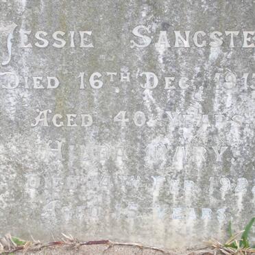 SANGSTER Jessie -1913 :: SANGSTER Hilda Mary -1922