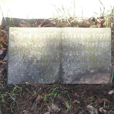 SCOTT John -1951 &amp; Elizabeth -1951 :: SCOTT Gwendoline Marjorie -198?