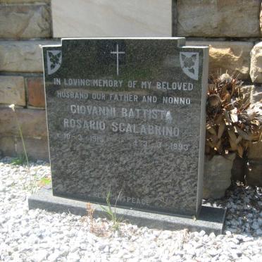 SCALABRINO Giovanni Battista Rosario 1915-1993