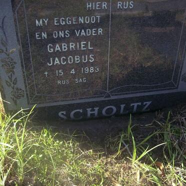 SCHOLTZ Gabriel Jacobus -1983