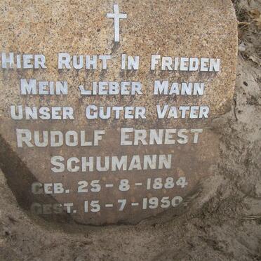 SCHUMANN Rudolf Ernest 1884-1950