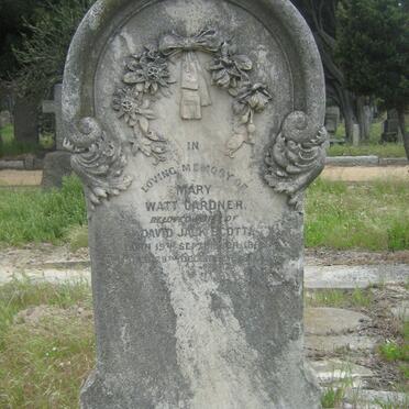 SCOTT Mary Watt nee GARDNER 188?-1902