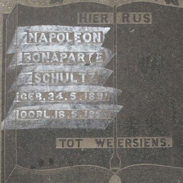 SCHULTZ Napoleon Bonaparte 1891-1954