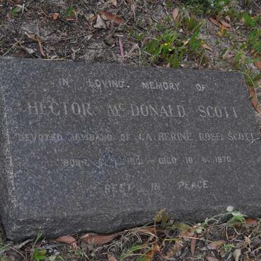 SCOTT Hector Mc Donald 1901-1970